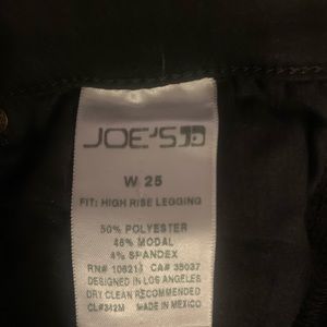 Hi Rise Black Leggings